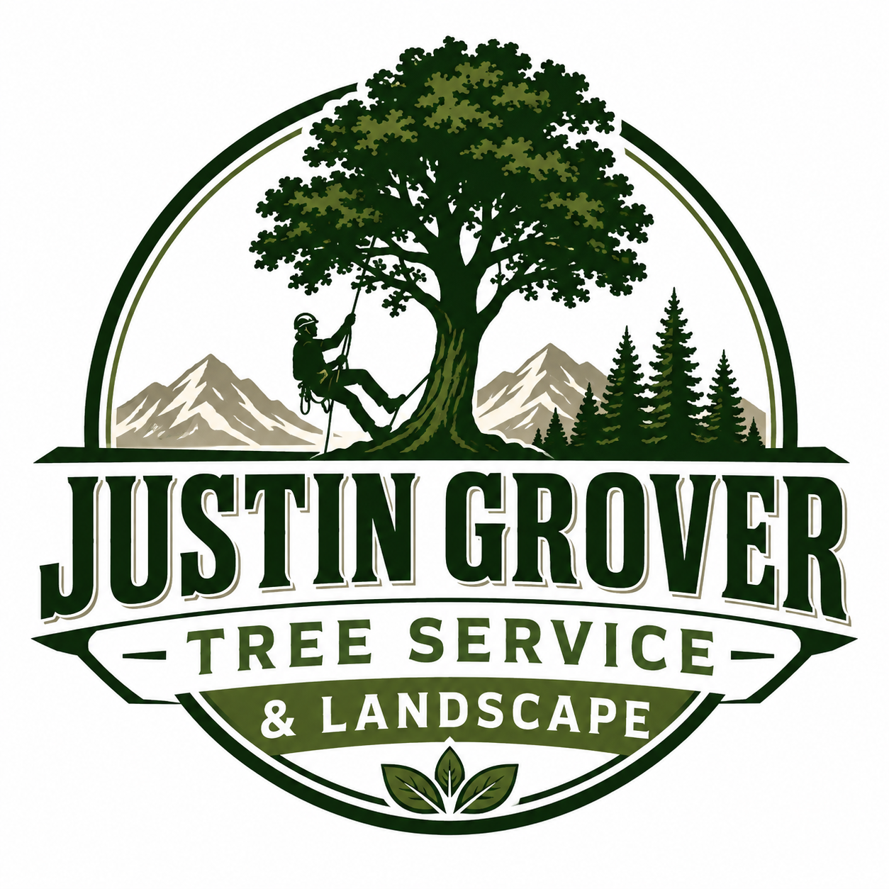 Justin Grover Tree Service and Landscape logo